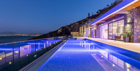 Night Pool View